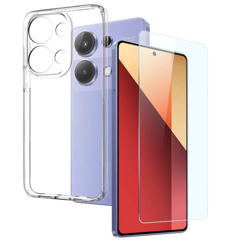 Xiaomi Redmi Note 13 Pro 4G / Poco M6 Pro 4G Transparentes Cover mit Displayschutz