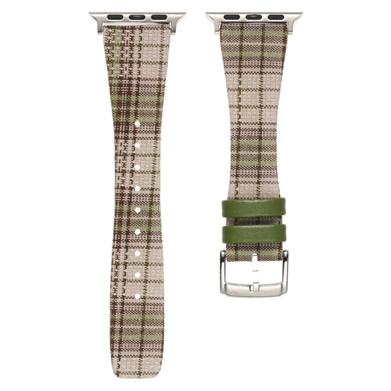 Apple Watch Series 42mm bis 38mm / SE Series Tartan Armband aus Wolle