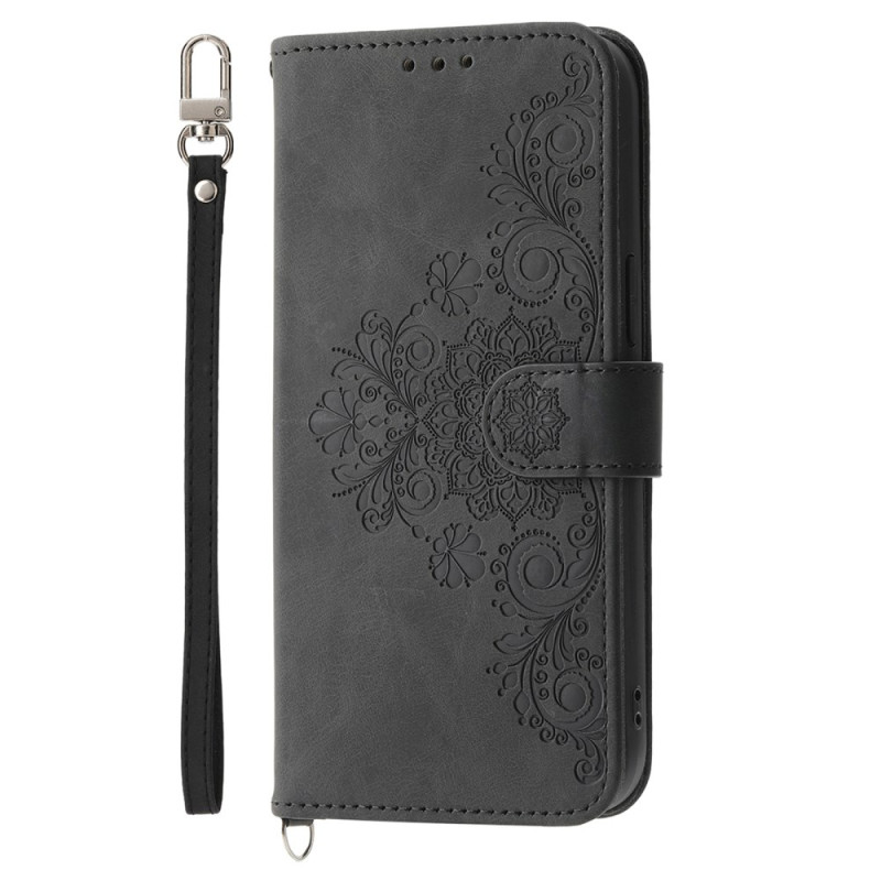 Samsung Galaxy S25 Tasche Lace Design mit Riemen