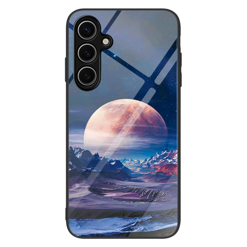 Samsung Galaxy S25 Plus 5G Panzerglas
 Cover Weißer Planet