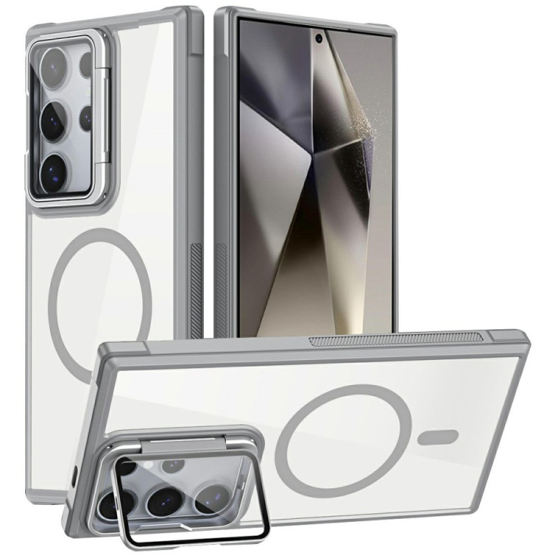 Coque Samsung Galaxy S25 Ultra 5G Compatible MagSafe avec Support Intégré
