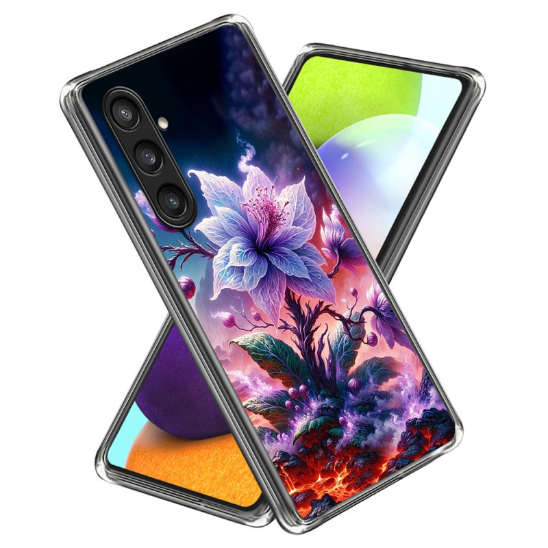 Samsung Galaxy A56 5G Hülle Blume Violett