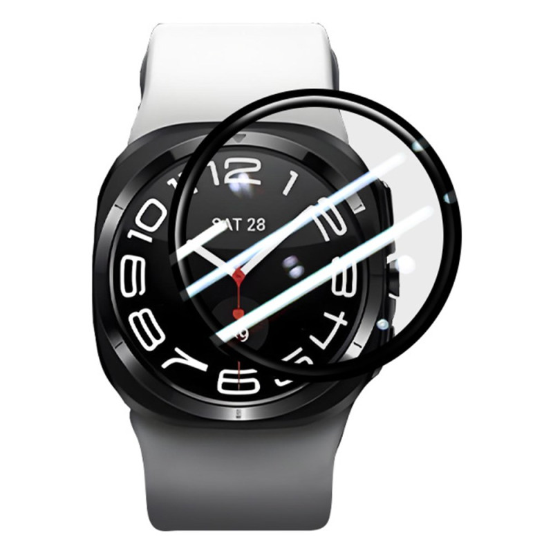 Displayschutzfolie für Samsung Galaxy Watch7 40mm / Watch6 40mm Kontur Schwarz