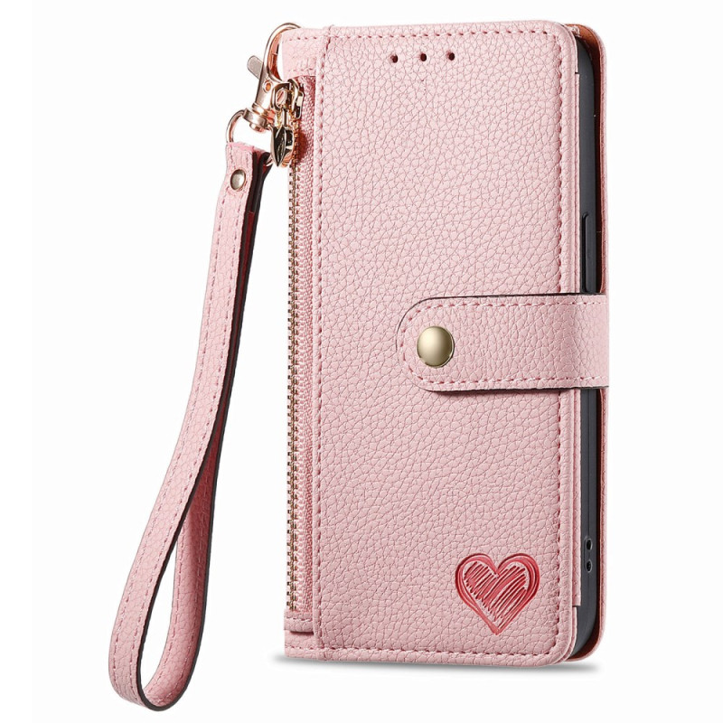 Xiaomi Redmi Note 14 5G RFID Hülle mit Brieftasche und RFID Reißverschlusstasche