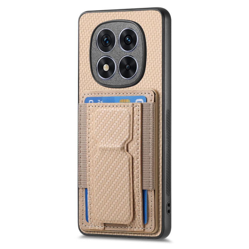 Xiaomi Redmi Note 14 Pro 5G / Poco X7 Kohlefaser
 Cover Halter und Kartenhalter