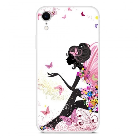 iPhone XR Cover Butterfly Lady