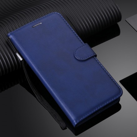 Samsung Galaxy J6 Plus Tasche Lederoptik mit Riemen
