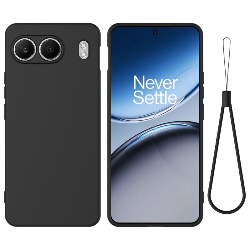 OnePlus Nord 4 Liquide Silikonhülle mit Riemen