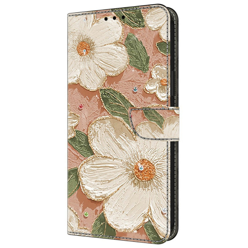 Xiaomi Redmi 14C / Poco C75 Hülle Blumen Gemalt