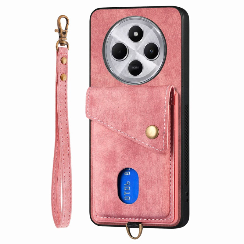 Xiaomi Redmi 14C / Poco C75 Retro Cover Kartenhalter und Halter