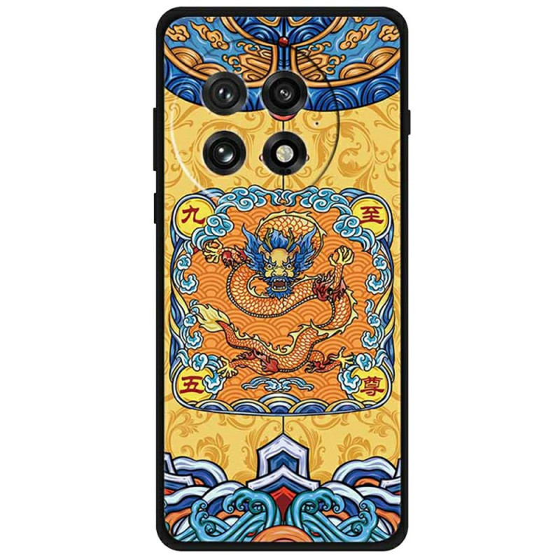 Coque OnePlus 13 Motif Empereur et Dragon