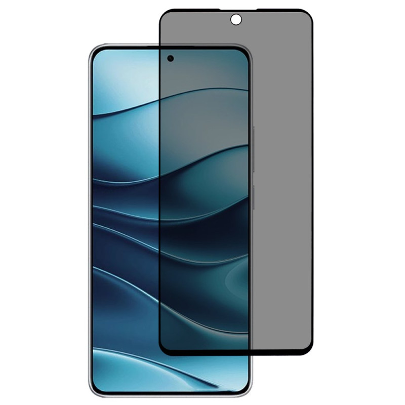 Anti-Espion Schutz aus gehärtetem Glas für Xiaomi Redmi Note 14 5G / Note 14 4G Display