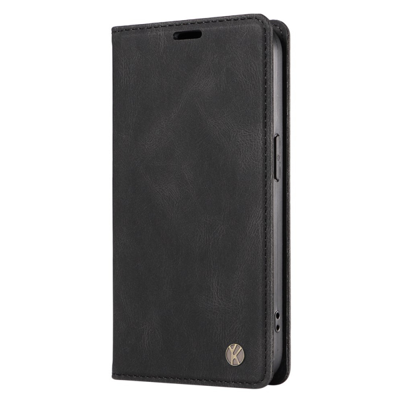 Flip Cover Xiaomi 15 Wildleder-Effekt YIKATU