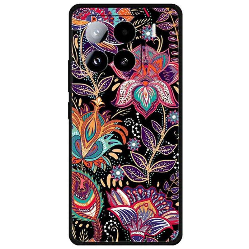 Xiaomi 15 Pro Cover Violette Blumen