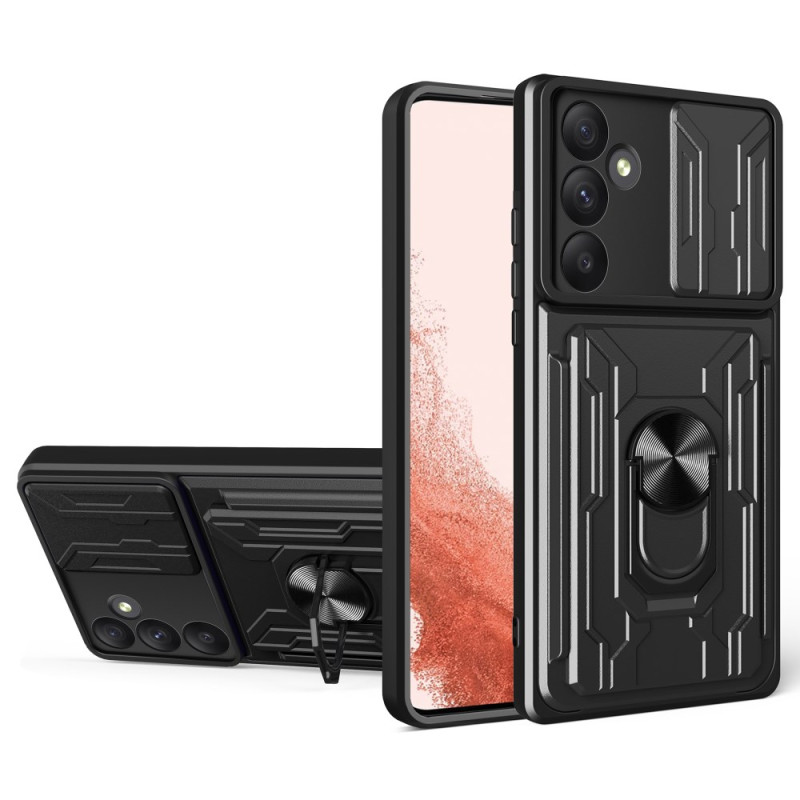 Samsung Galaxy A55 5G Cover Kartenhalter und Kameraschutz zum Aufschieben