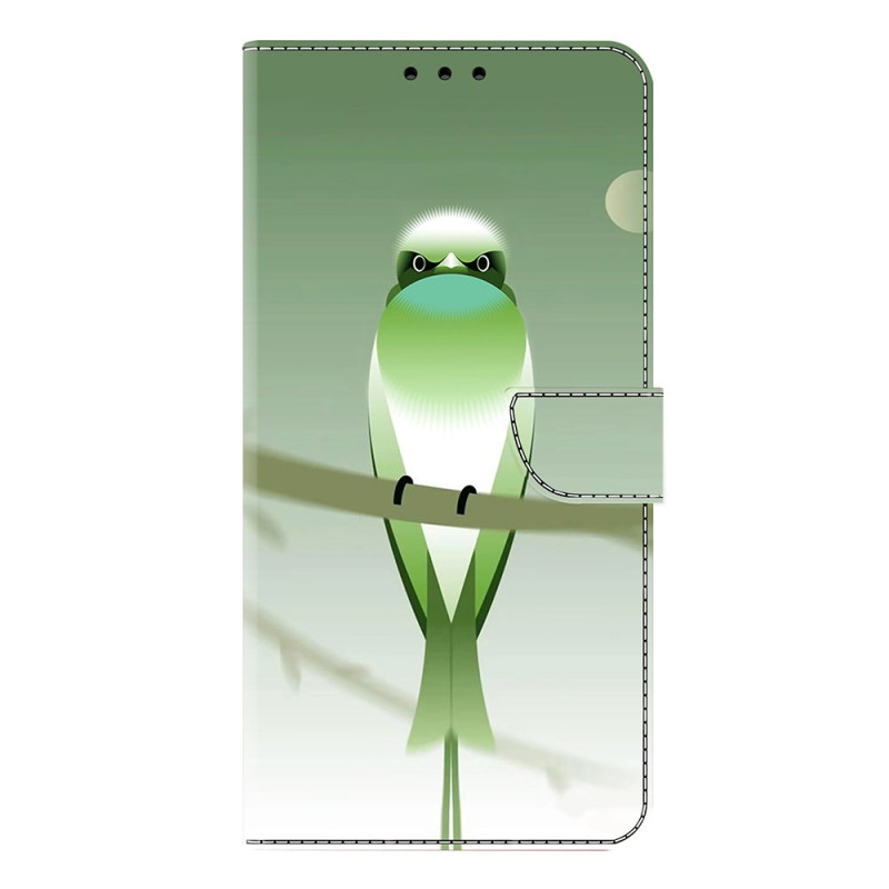 Hülle Moto G55 5G Grüner Vogel