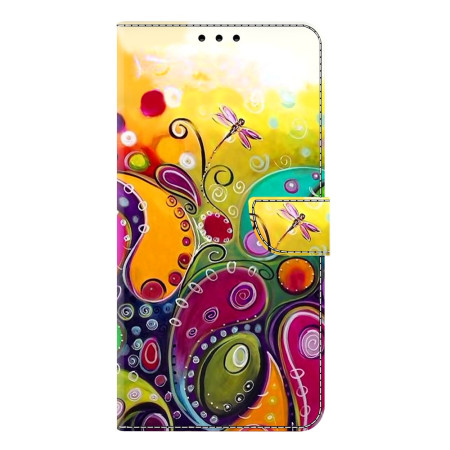 Hülle Moto G55 5G Bunte Blumen
