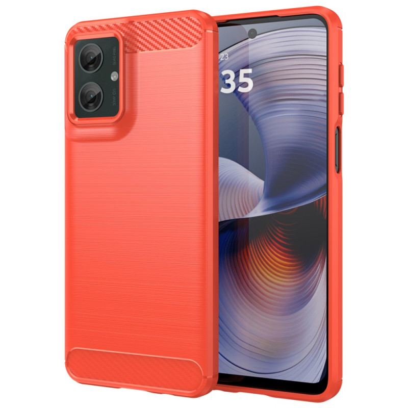 Coque Moto G55 5G Fibre Carbone Brossée