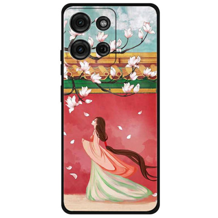 Coque Moto G75 5G Femme et...