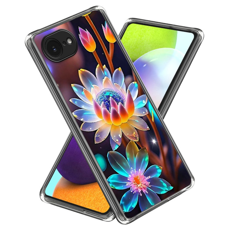 iPhone 16E Cover Bunte Blumen