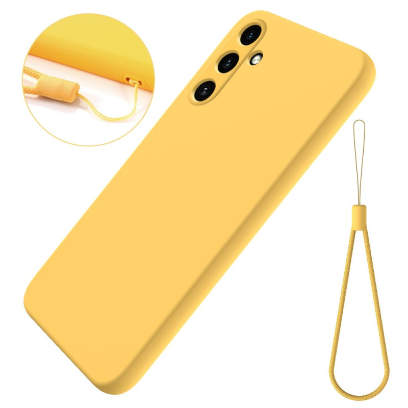 Samsung Galaxy M35 5G Liquid Silicone Cover mit Riemen
