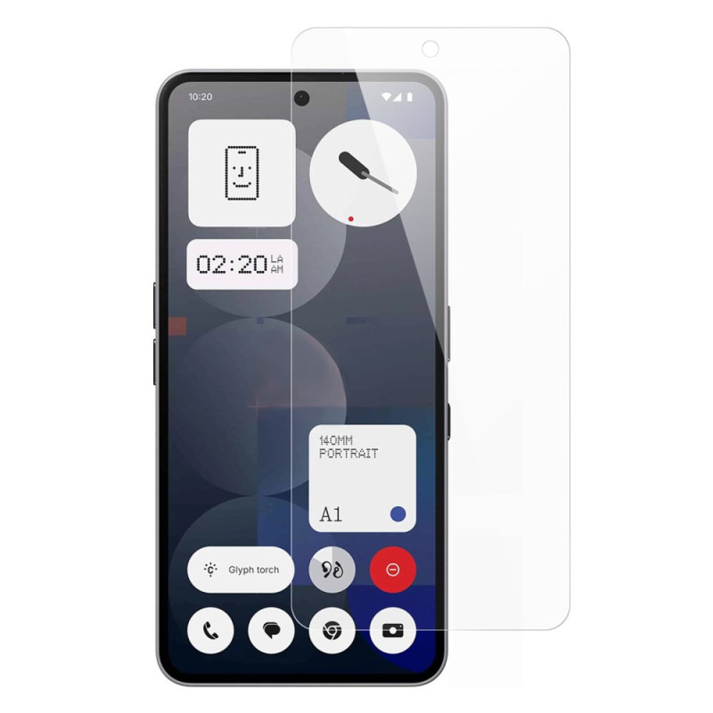 Schutz aus gehärtetem Glas für Nothing Phone (3a) Pro Display