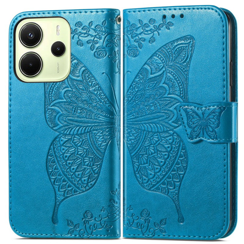 Housse Xiaomi Redmi Note 14 4G Papillon Baroque