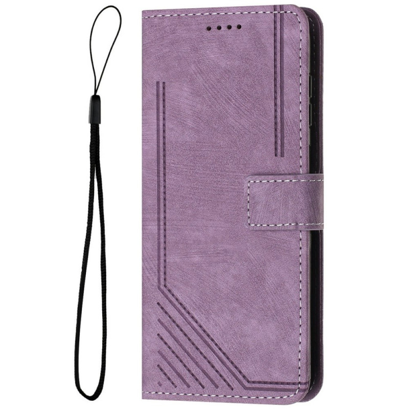 Housse Xiaomi Redmi Note 14 4G Design Lignes Rétro