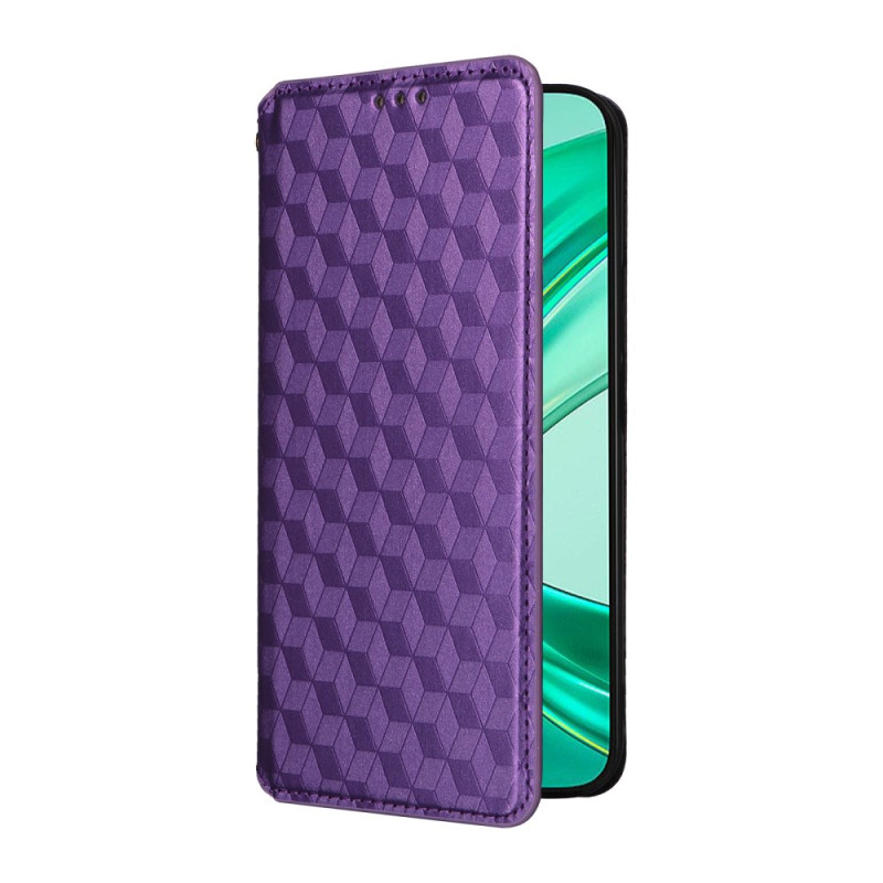 Flip Cover Honor X8c Cubes 3D