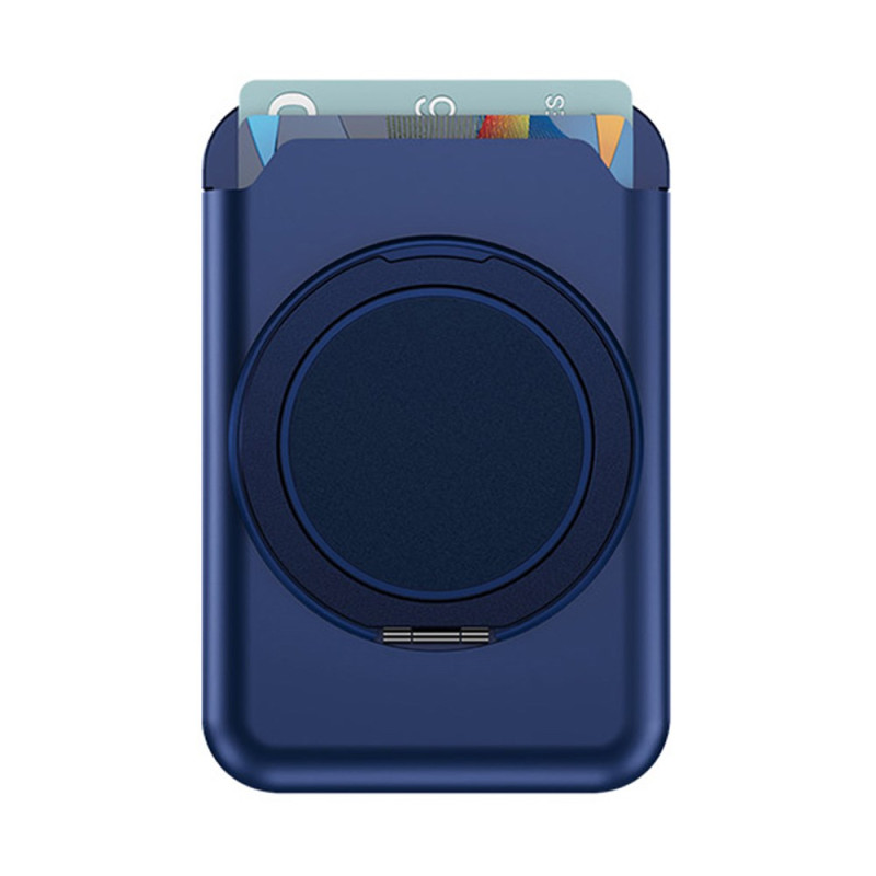 Support Téléphonique Magnétique avec Porte-Cartes et Support Ajustable