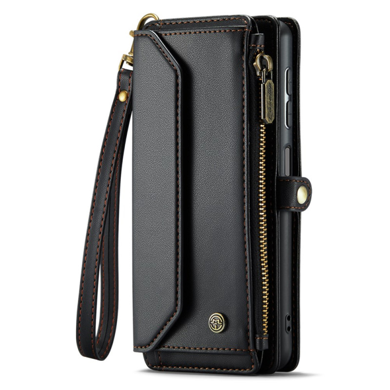 Hülle Samsung Galaxy A32 5G / M32 5G Brieftasche 10 Kartenetui und Riemen