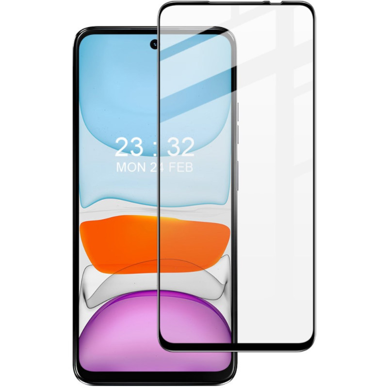 Vollständiger Schutz aus gehärtetem Glas für das Display des Moto G45 5G / G34 5G