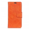 Hülle Samsung Galaxy S10 Glänzendes Leder-Effekt