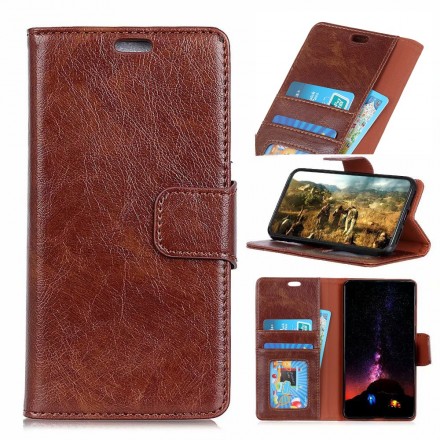 Hülle Samsung Galaxy S10 Glänzendes Leder-Effekt Hülle Samsung Galaxy S10 Glänzendes Leder-Effekt