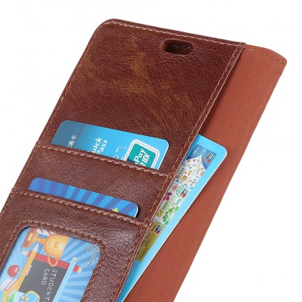 Hülle Samsung Galaxy S10 Glänzendes Leder-Effekt Hülle Samsung Galaxy S10 Glänzendes Leder-Effekt