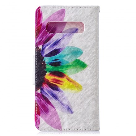 Hülle Samsung Galaxy S10 Blume Aquarell