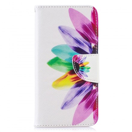 Samsung Galaxy S10 Lite Hülle Aquarell Blume