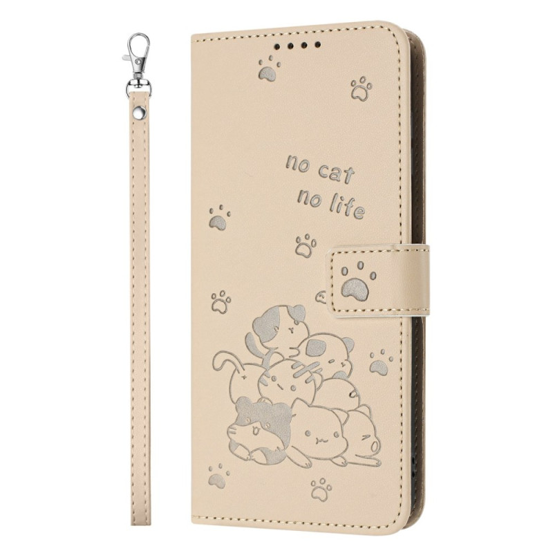 Honor 400 Lite Tasche Katzenbühne mit Riemen