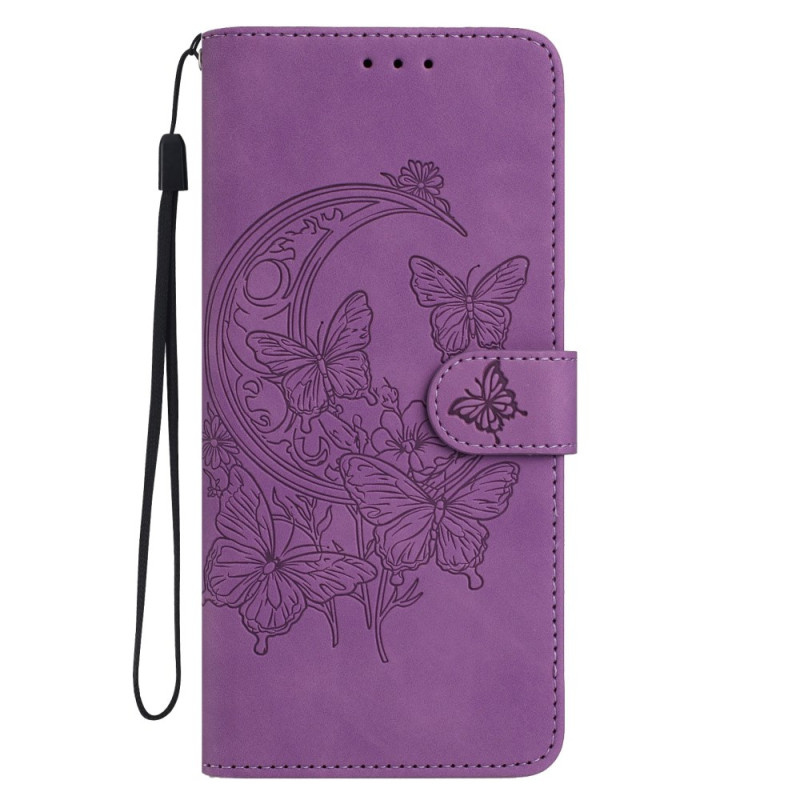 Honor Magic 7 Lite / X9c Abdruckhülle Schmetterlinge und Blumen