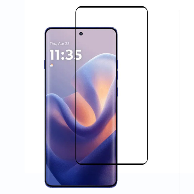 Vollständiger Schutz aus gehärtetem Glas für das Motorola Edge 60 Pro Display