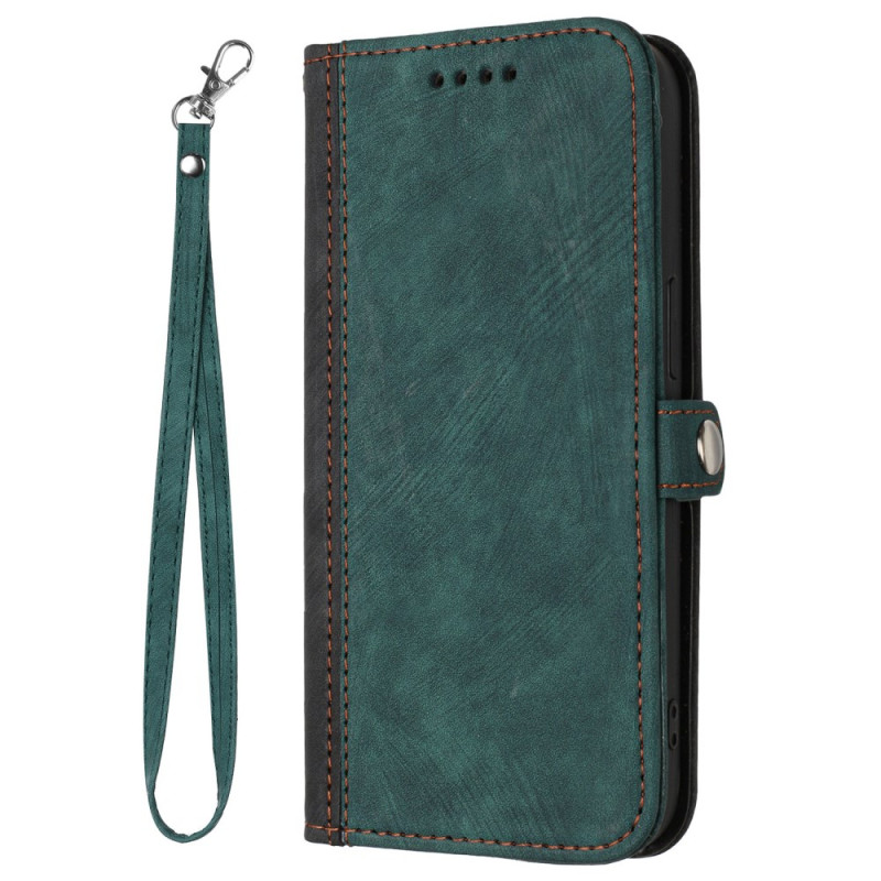 Oppo A60 4G Zweifarbige Tasche mit Riemen