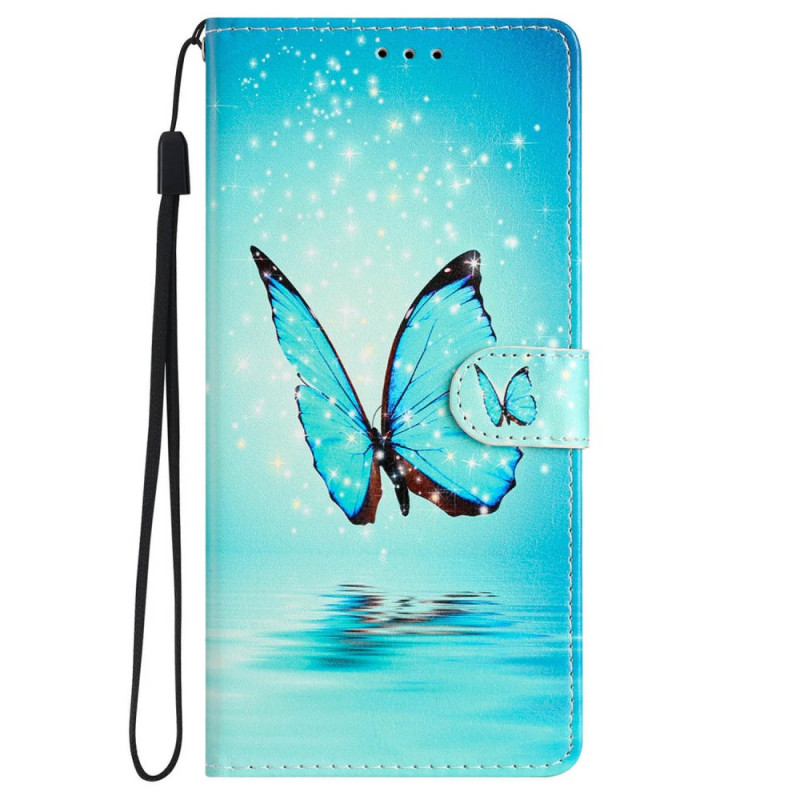 Hülle Oppo A60 4G Schmetterling Blau