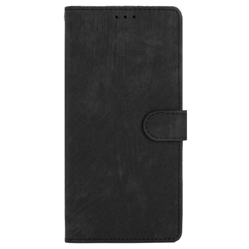 Oppo A60 4G Hülle in Wildlederoptik mit Riemen