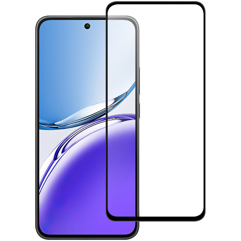 Vollständiger Schutz aus gehärtetem Glas für das Display des Oppo A3 5G