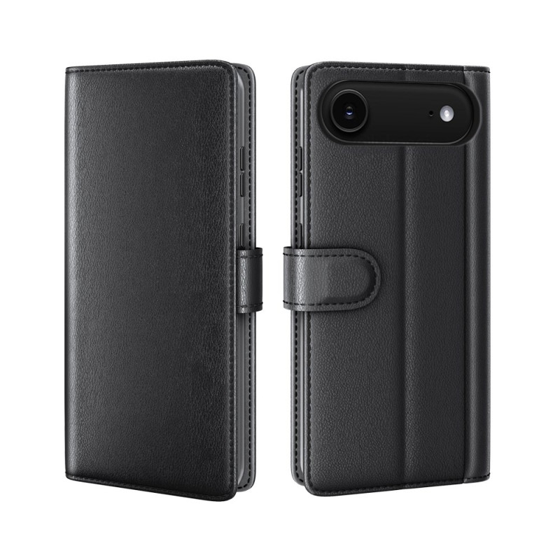 Hülle iPhone 17 Air Brieftasche Echtleder