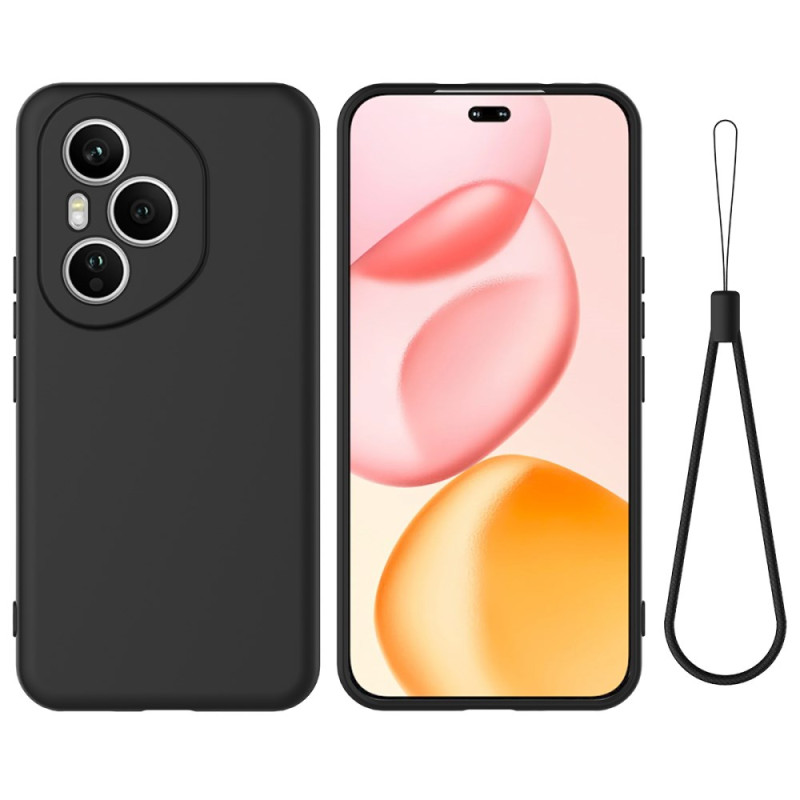 Honor 400 Pro Liquide Silikonhülle mit Riemen