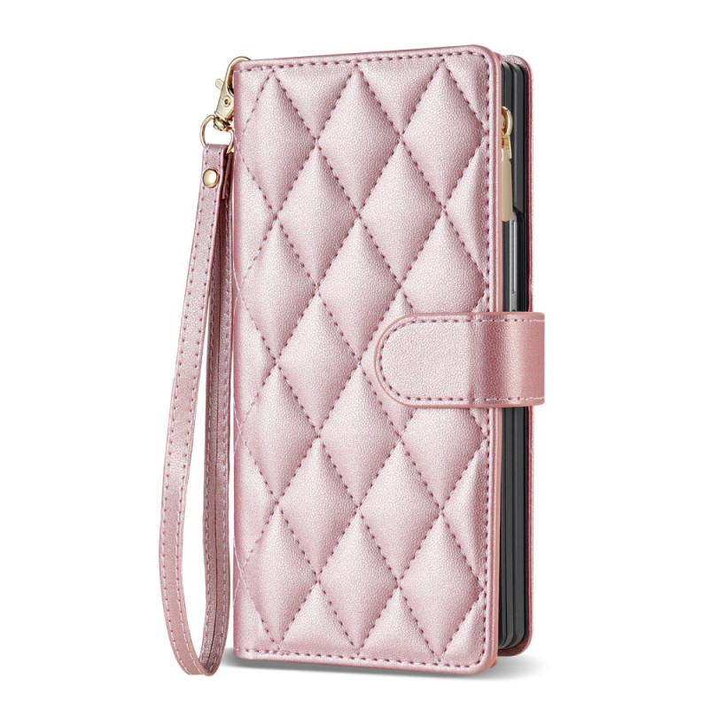 Samsung Galaxy Z Fold 7 Gepolsterte Tasche mit Schulterriemen und Trageriemen
