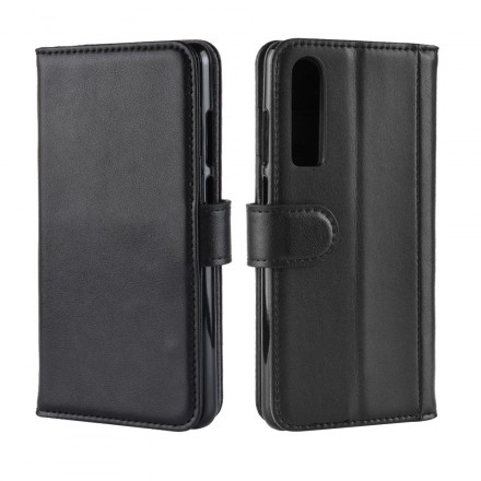 Housse Huawei P30 Cuir Fendu Housse Huawei P30 Cuir Fendu