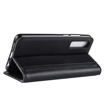 Housse Huawei P30 Cuir Fendu Housse Huawei P30 Cuir Fendu