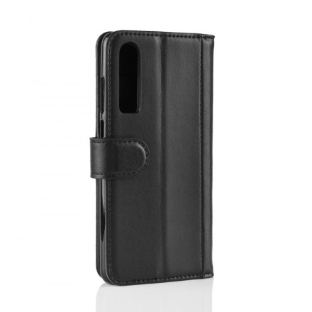 Housse Huawei P30 Cuir Fendu Housse Huawei P30 Cuir Fendu